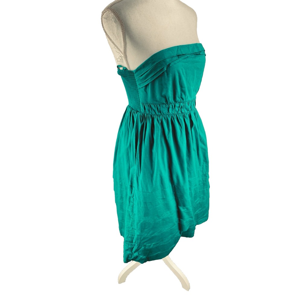 Maeve Height of Summer Strapless Cotton Dress Sz 8 Cottage Feminine Retro - Picture 4 of 13